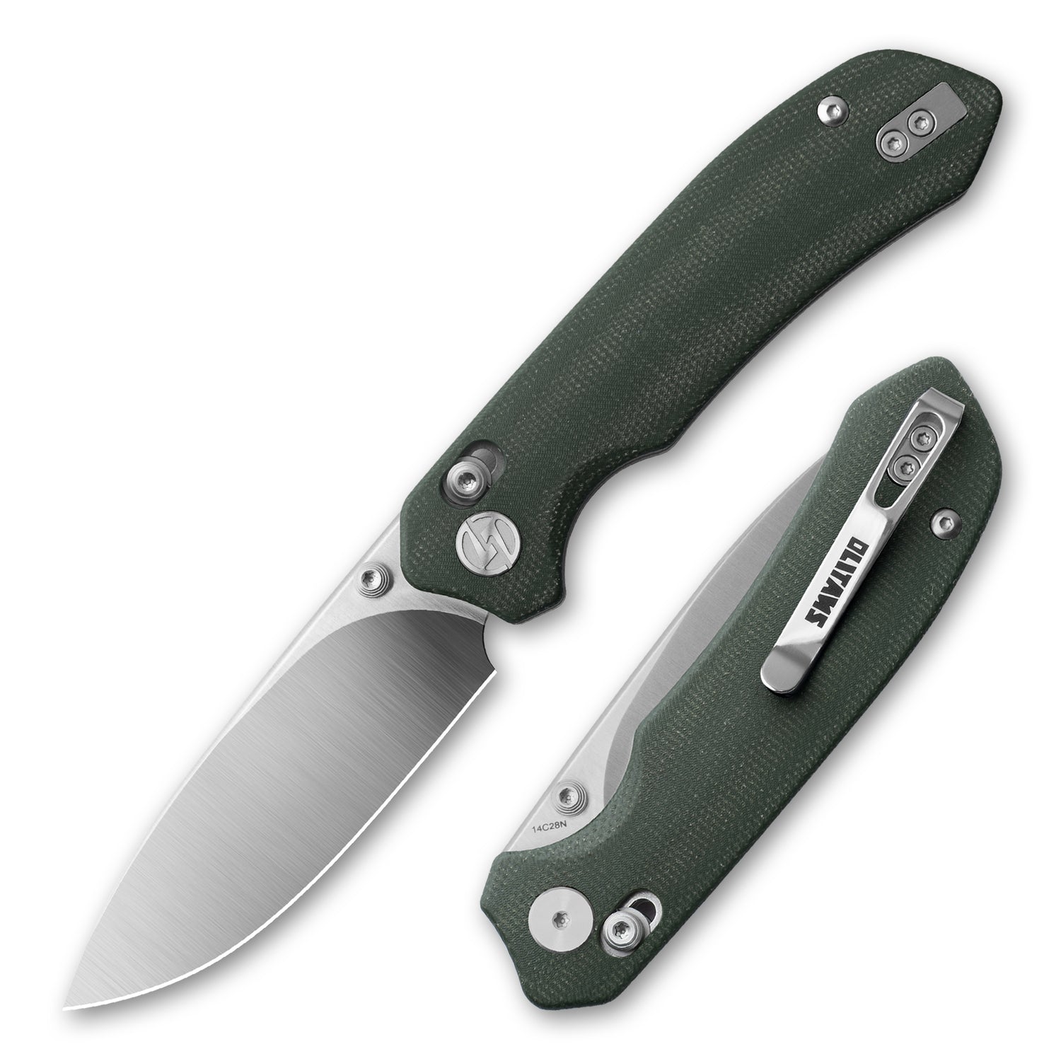 G031 Folding Camping Knife, Crossbar Lock Folding Pocket Knife, 3.3