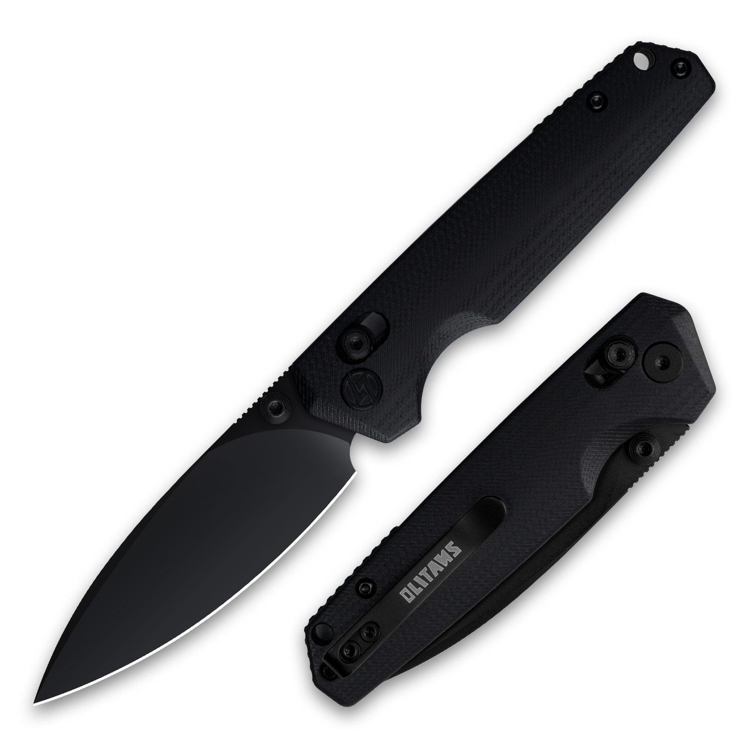 Youth Bird Pocket Knife(3''+14C28N+G10)-Crossbar Lock-Thumb stud-G053