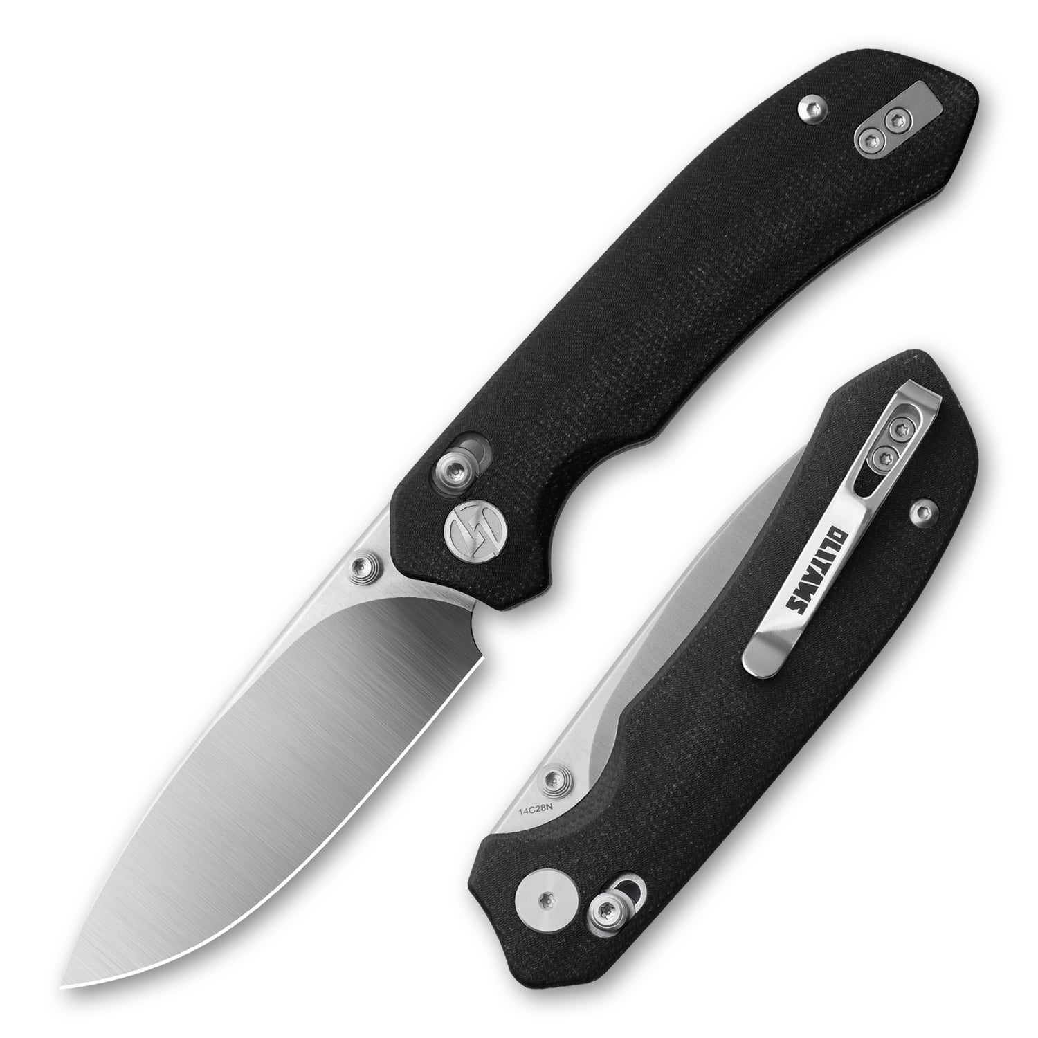 G031 Folding Camping Knife, Crossbar Lock Folding Pocket Knife, 3.3