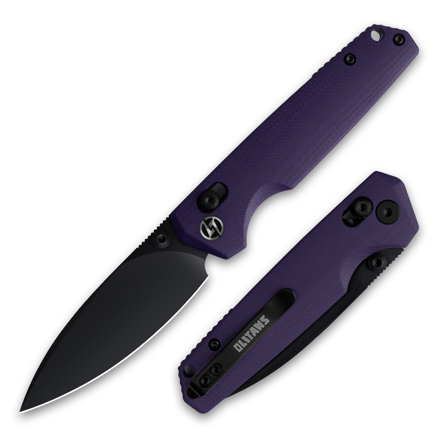 Youth Bird Pocket Knife(3''+14C28N+G10)-Crossbar Lock-Thumb stud-G053