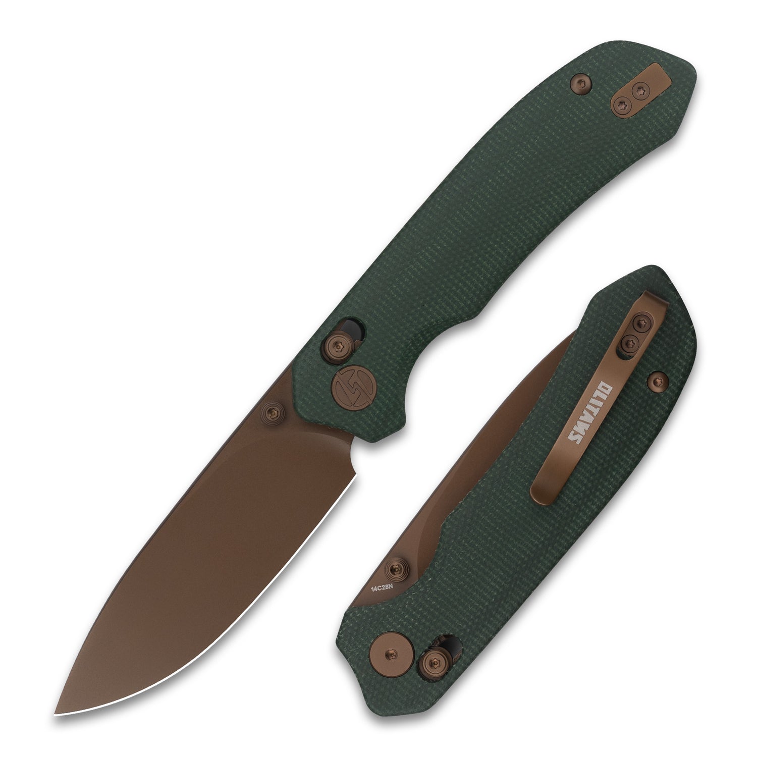 G031 Folding Camping Knife, Crossbar Lock Folding Pocket Knife, 3.3