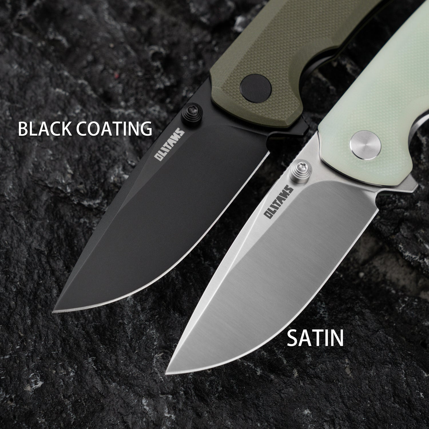 Bomber G061 Folding Knife ( 2.91''+D2+G10 )- Liner LOCK-THUMB STUD-OLITANS