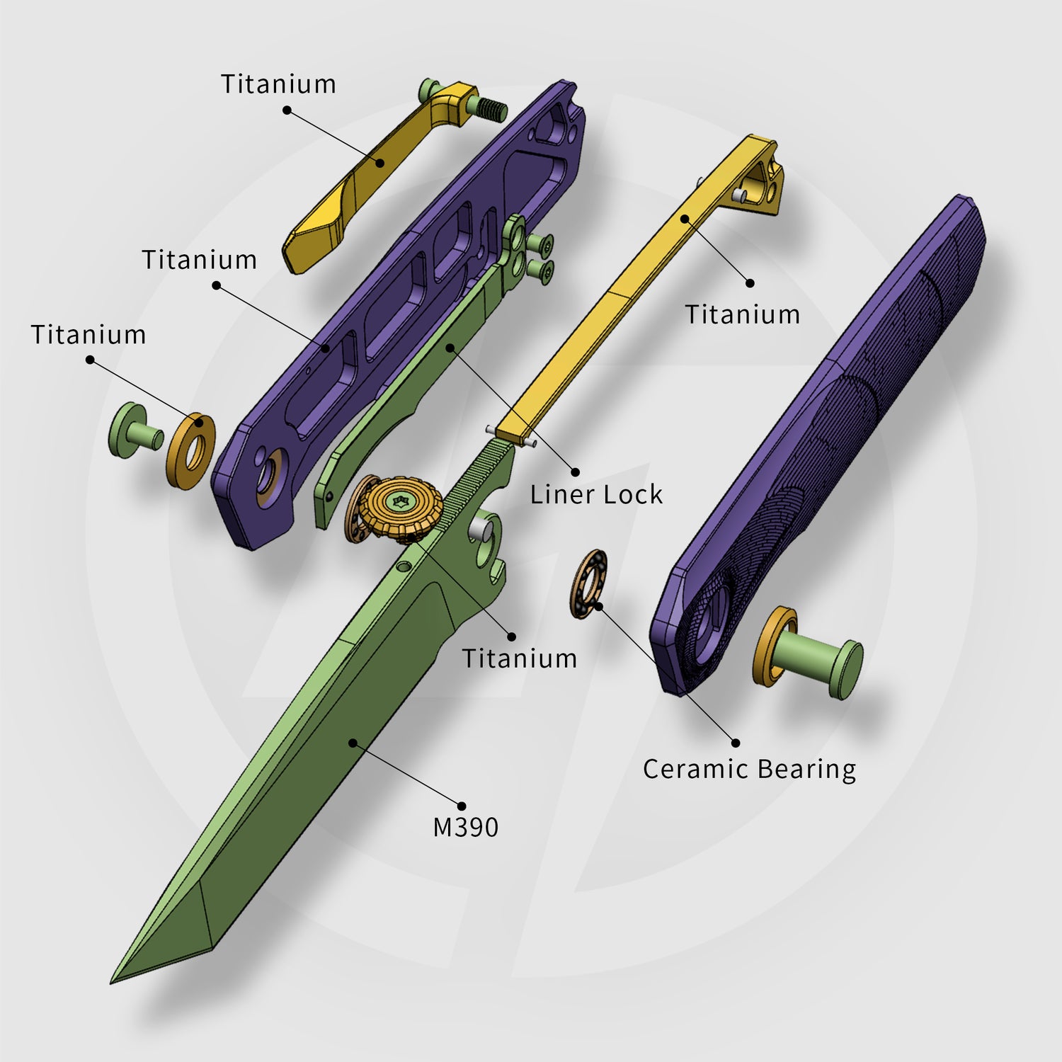 Stealth II T069 Folding Knife – (3.31