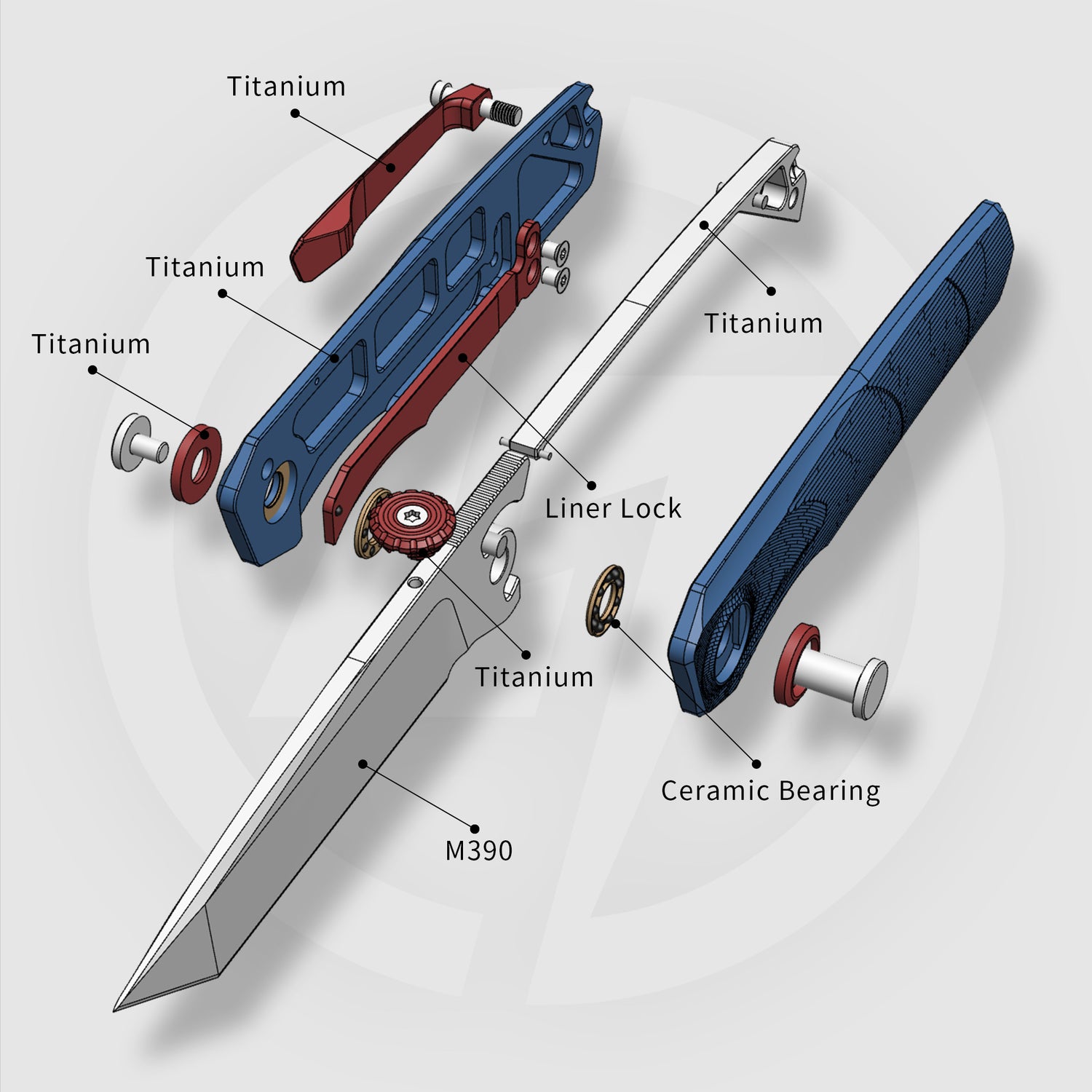 Stealth II T069 Folding Knife – (3.31