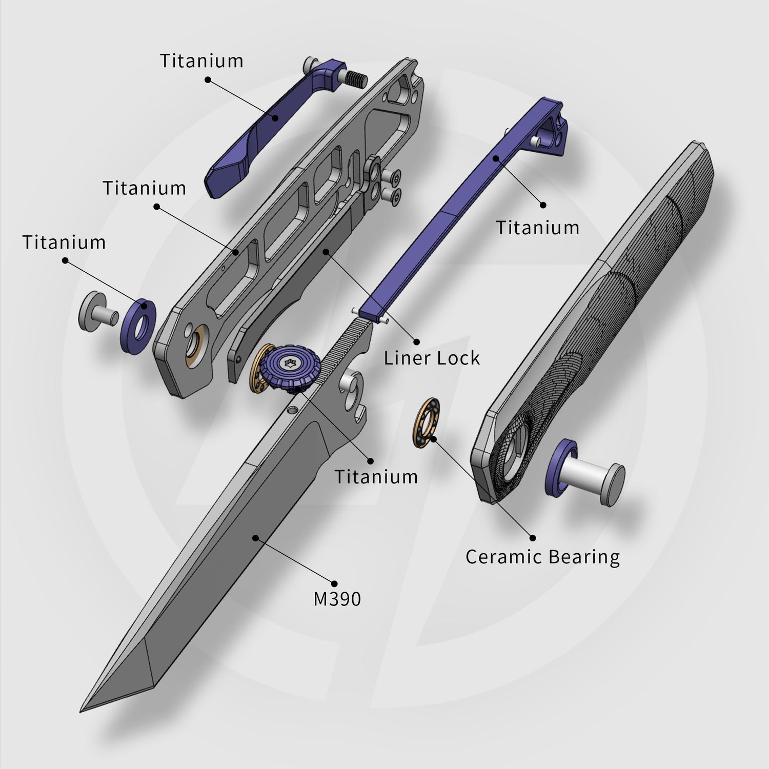Stealth II T069 Folding Knife – (3.31
