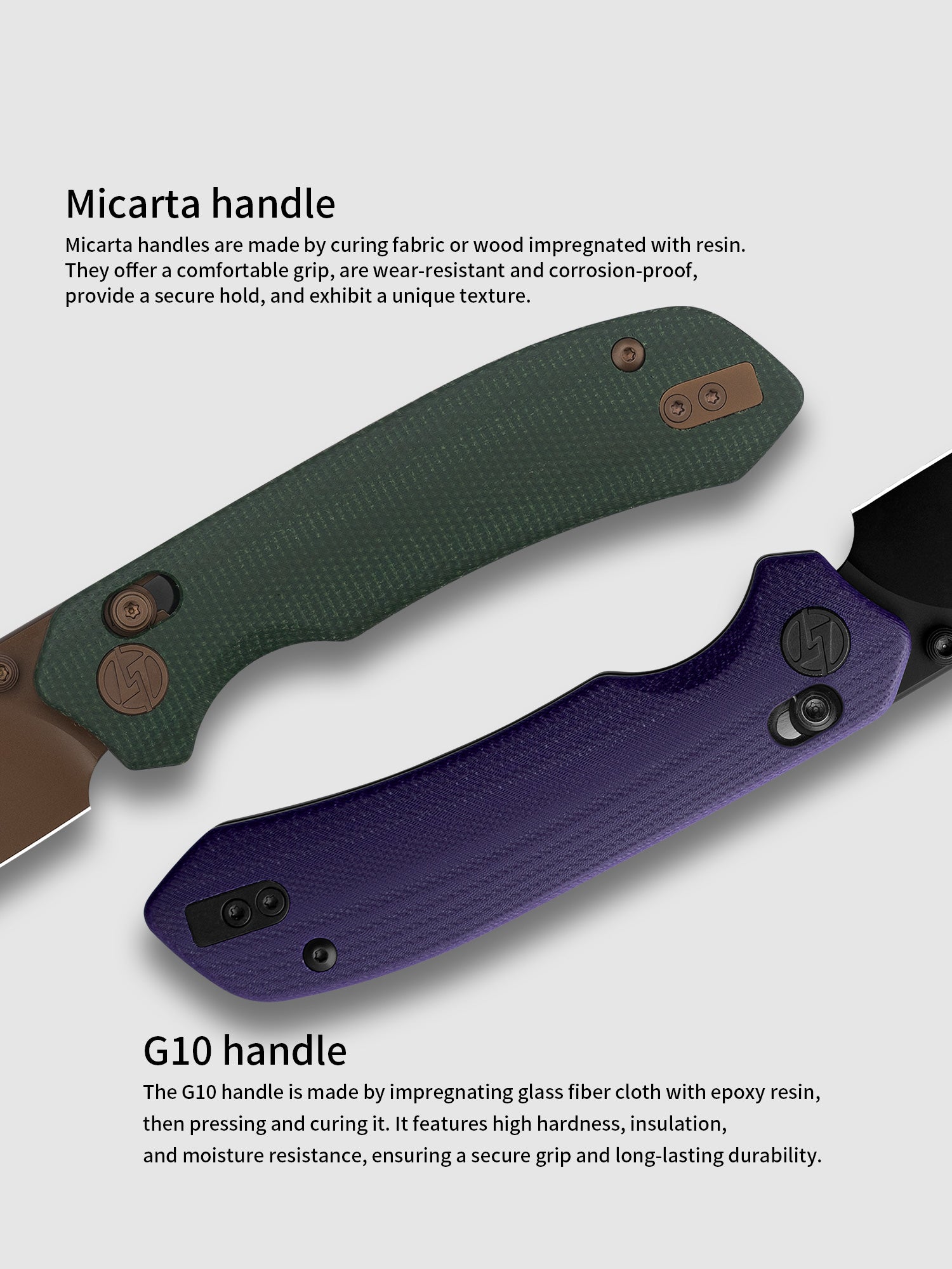 G031 Folding Camping Knife, Crossbar Lock Folding Pocket Knife, 3.3