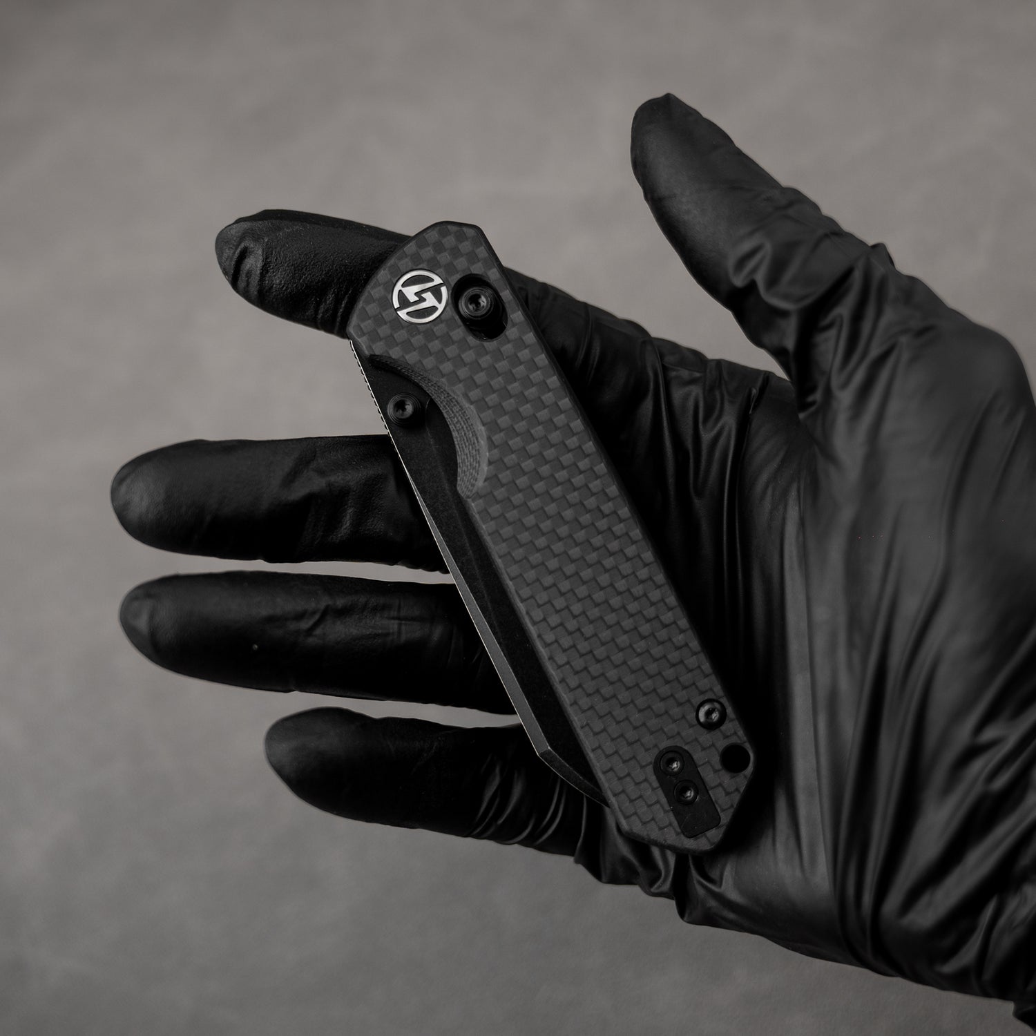 King Penguin G062 Folding Knife (3.35''+14C28N+Carbon fiber surface G10 Handle)-Crossbar Lock-Thumb Stud-Olitans