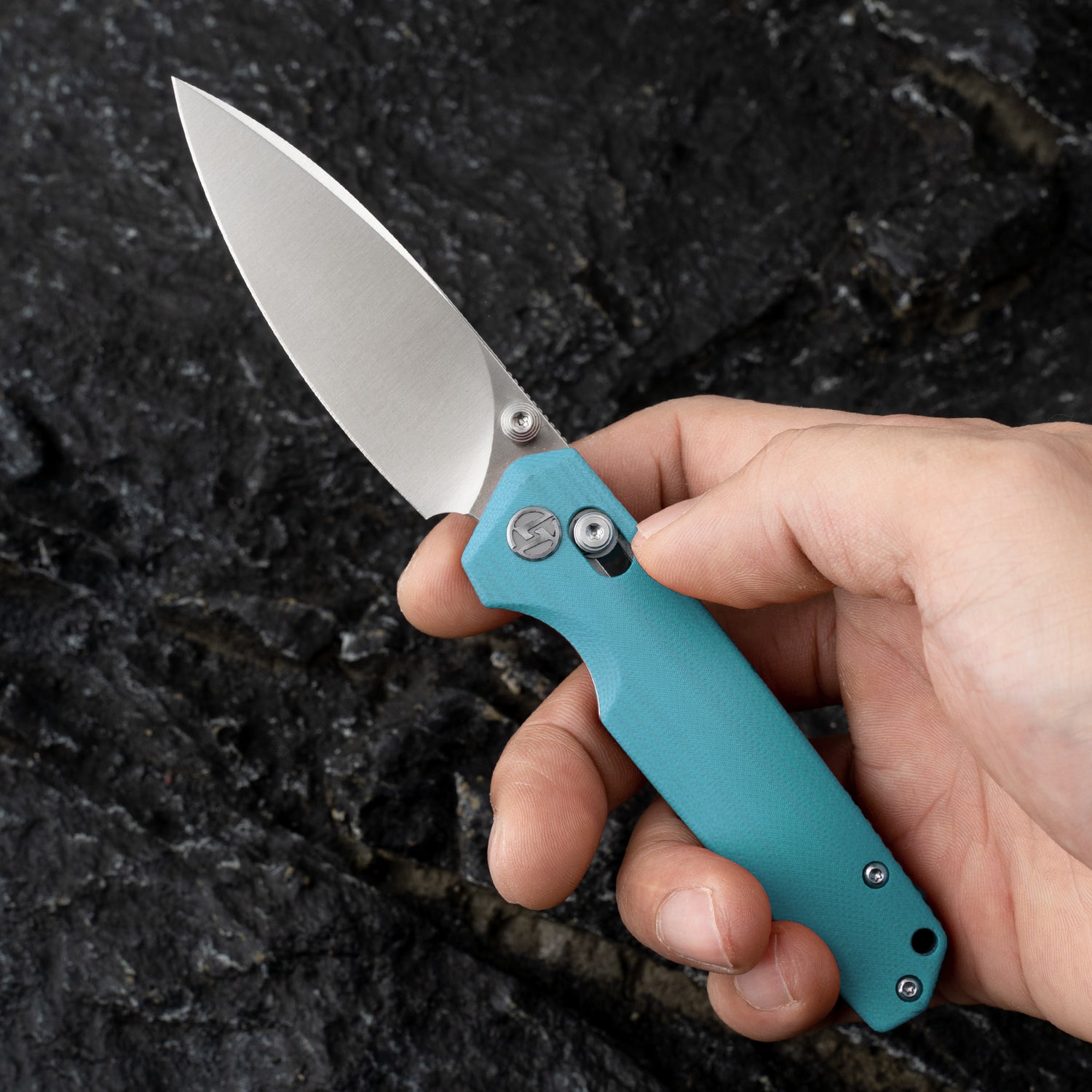 Youth Bird Pocket Knife(3''+14C28N+G10)-Crossbar Lock-Thumb stud-G053