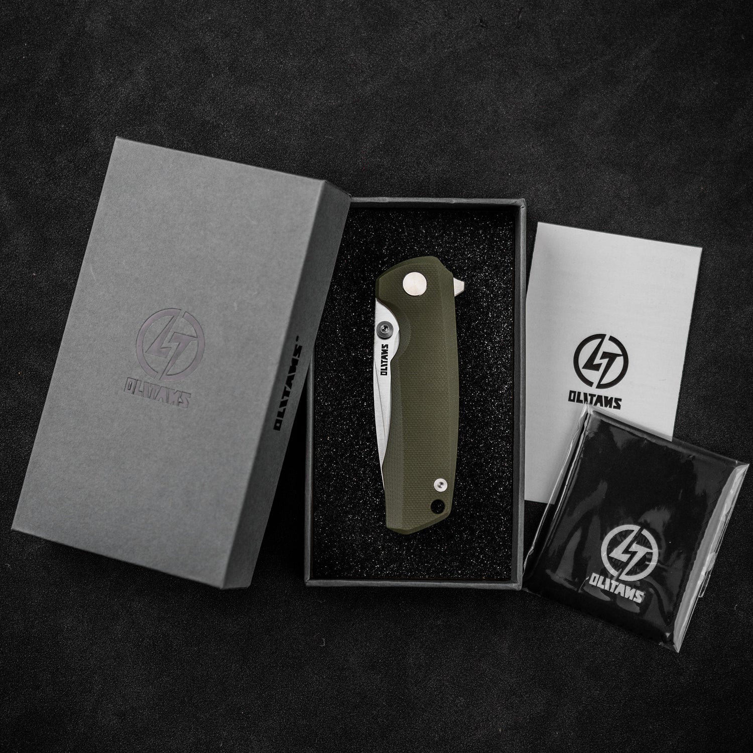 Bomber G061 Folding Knife ( 2.91''+D2+G10 )- Liner LOCK-THUMB STUD-OLITANS