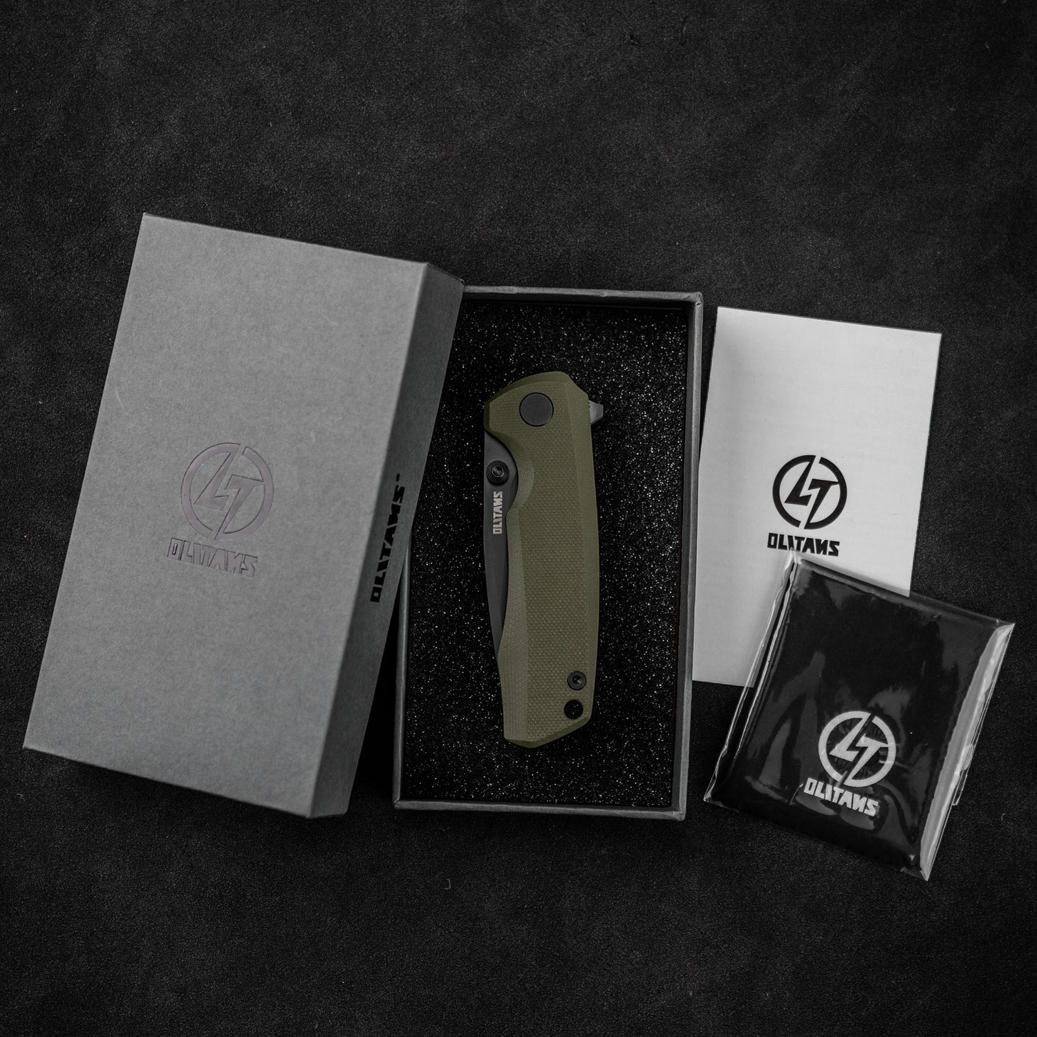 Bomber G061 Folding Knife ( 2.91''+D2+G10 )- Liner LOCK-THUMB STUD-OLITANS