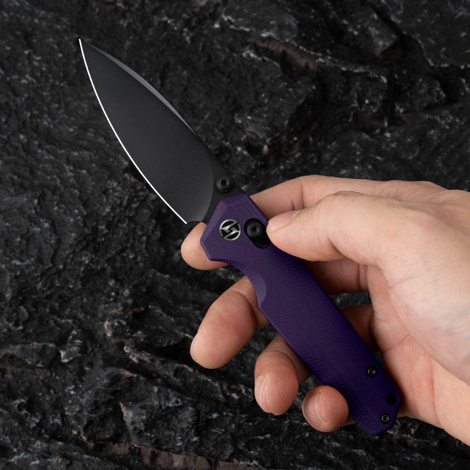 Youth Bird Pocket Knife(3''+14C28N+G10)-Crossbar Lock-Thumb stud-G053