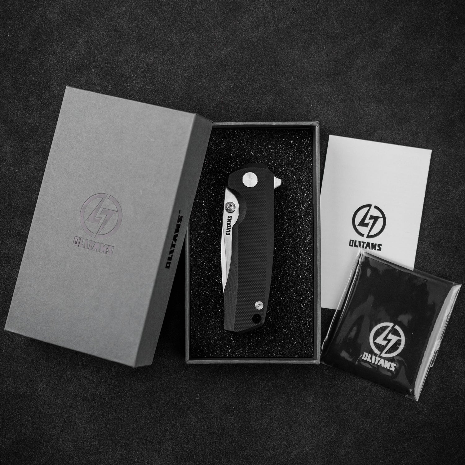 Bomber G061 Folding Knife ( 2.91''+D2+G10 )- Liner LOCK-THUMB STUD-OLITANS