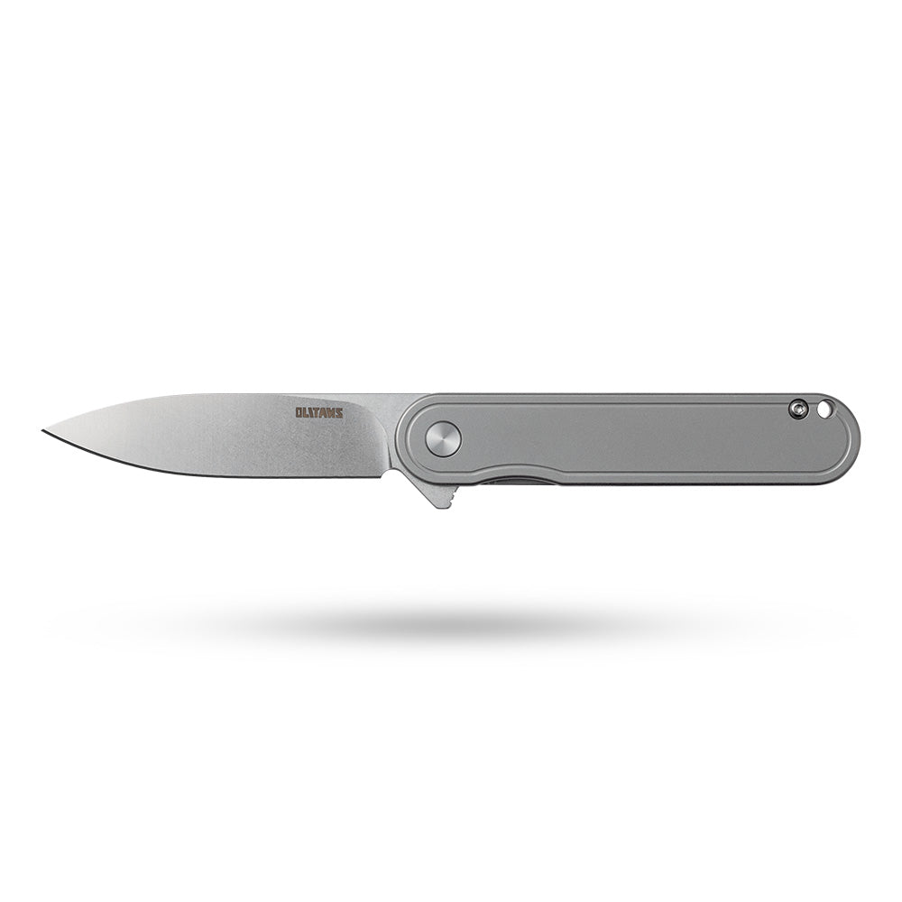 Rocket T025 Pocket Knife(2.76''+D2 Blade+Titanium)Frame Lock-Flipper