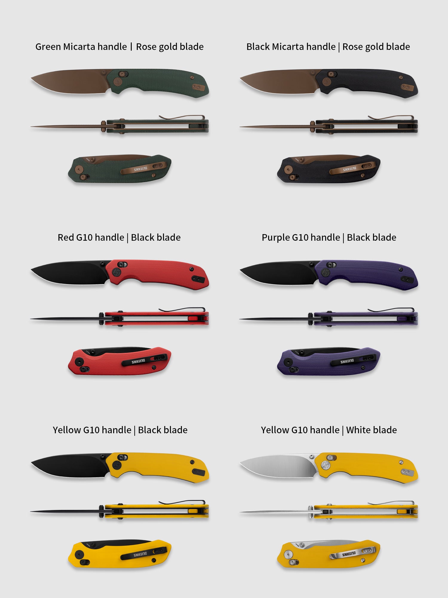 G031 Folding Camping Knife, Crossbar Lock Folding Pocket Knife, 3.3