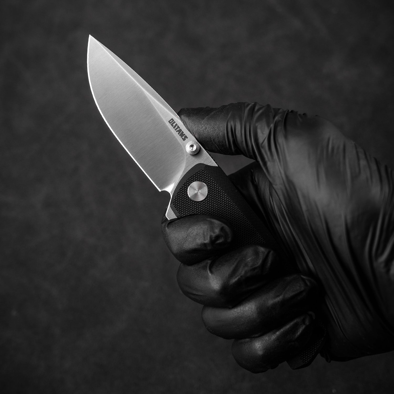 Bomber G061 Folding Knife ( 2.91''+D2+G10 )- Liner LOCK-THUMB STUD-OLITANS