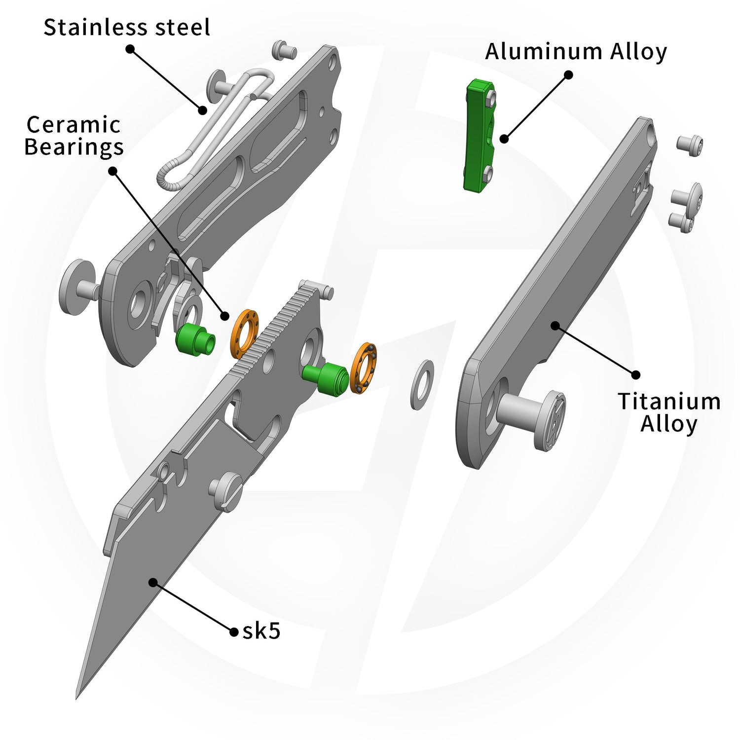 Ti NOVA Utility Knife (2.68