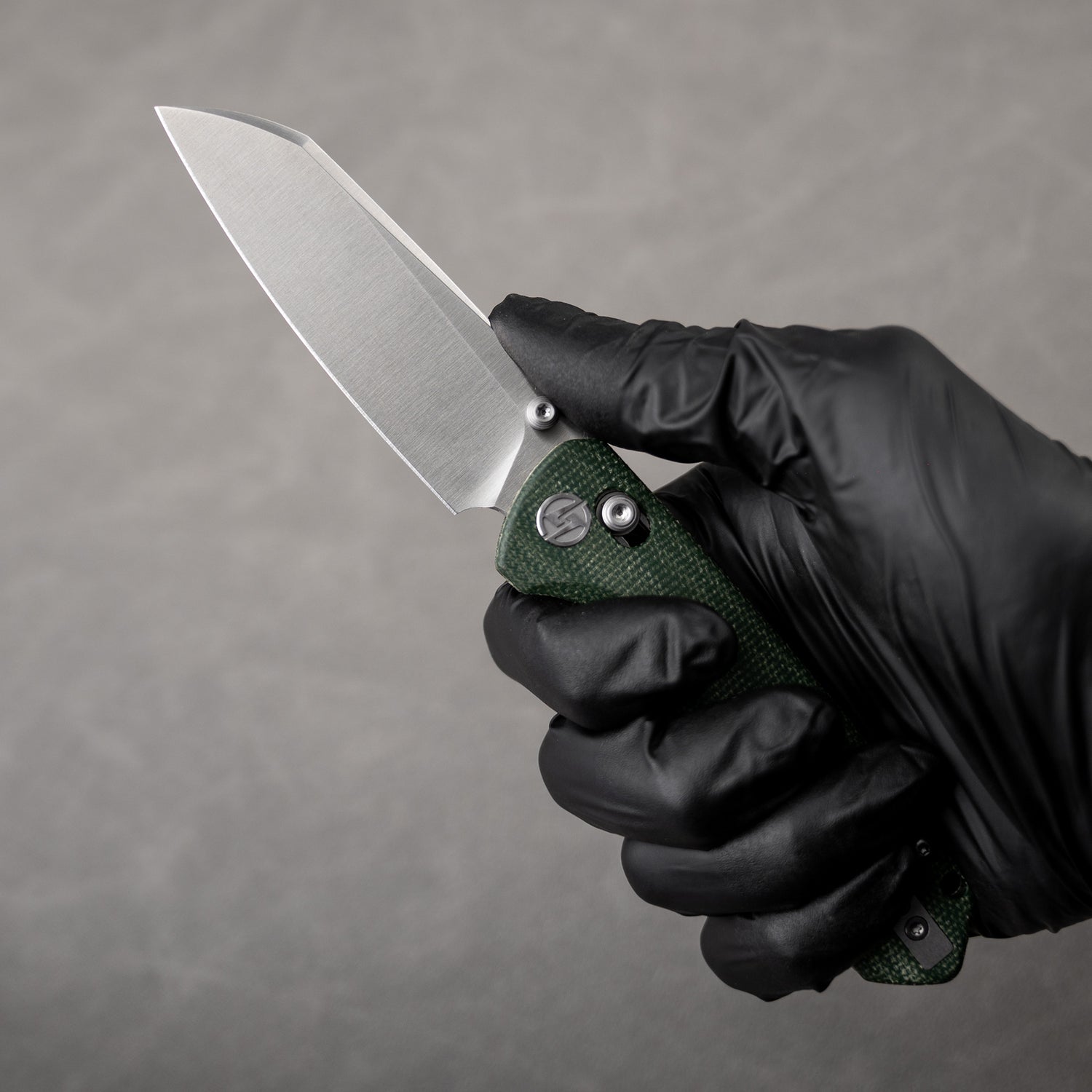 King Penguin G062 Folding Knife (3.35''+14C28N+Carbon fiber surface G10 Handle)-Crossbar Lock-Thumb Stud-Olitans