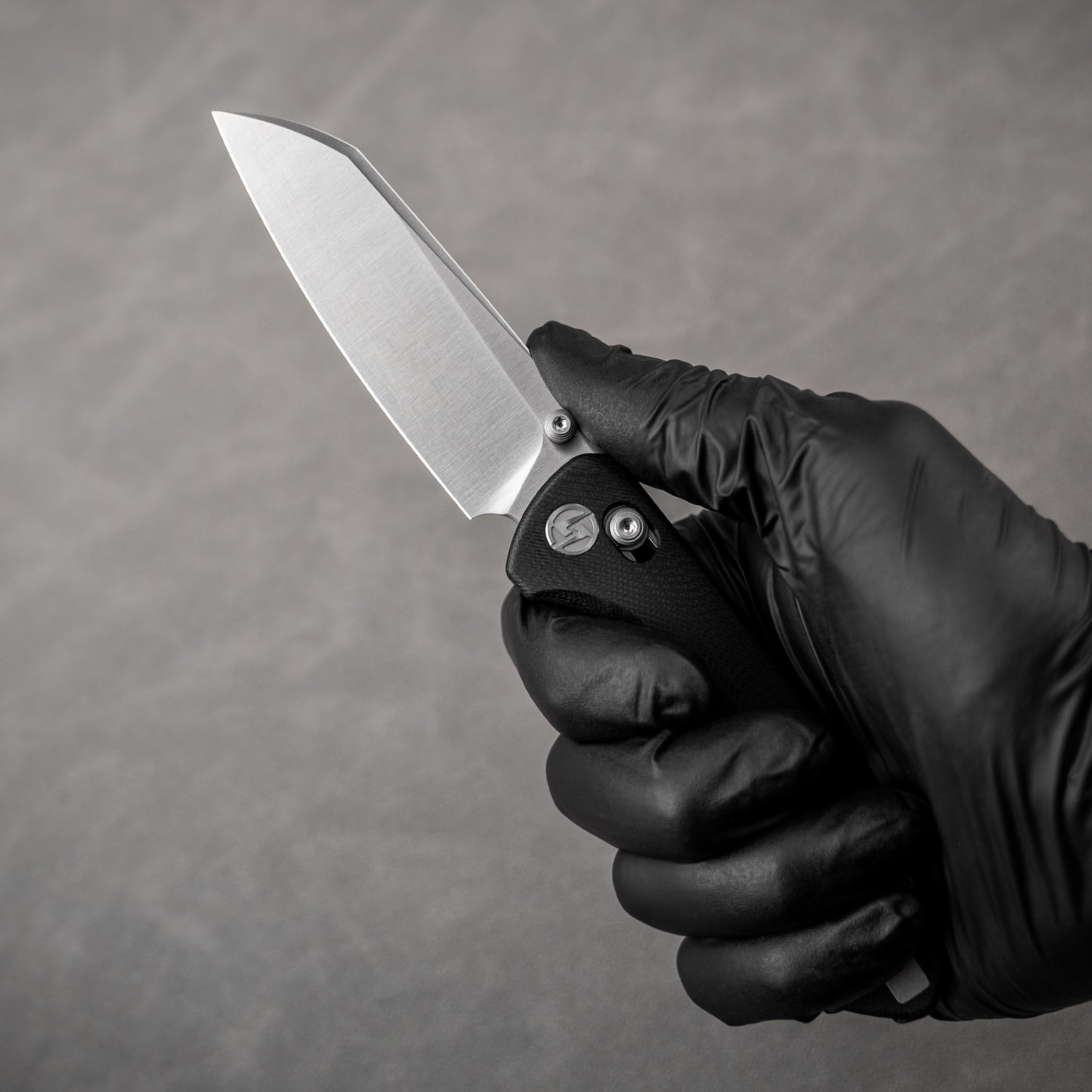 King Penguin G062 Folding Knife (3.35''+14C28N+Carbon fiber surface G10 Handle)-Crossbar Lock-Thumb Stud-Olitans