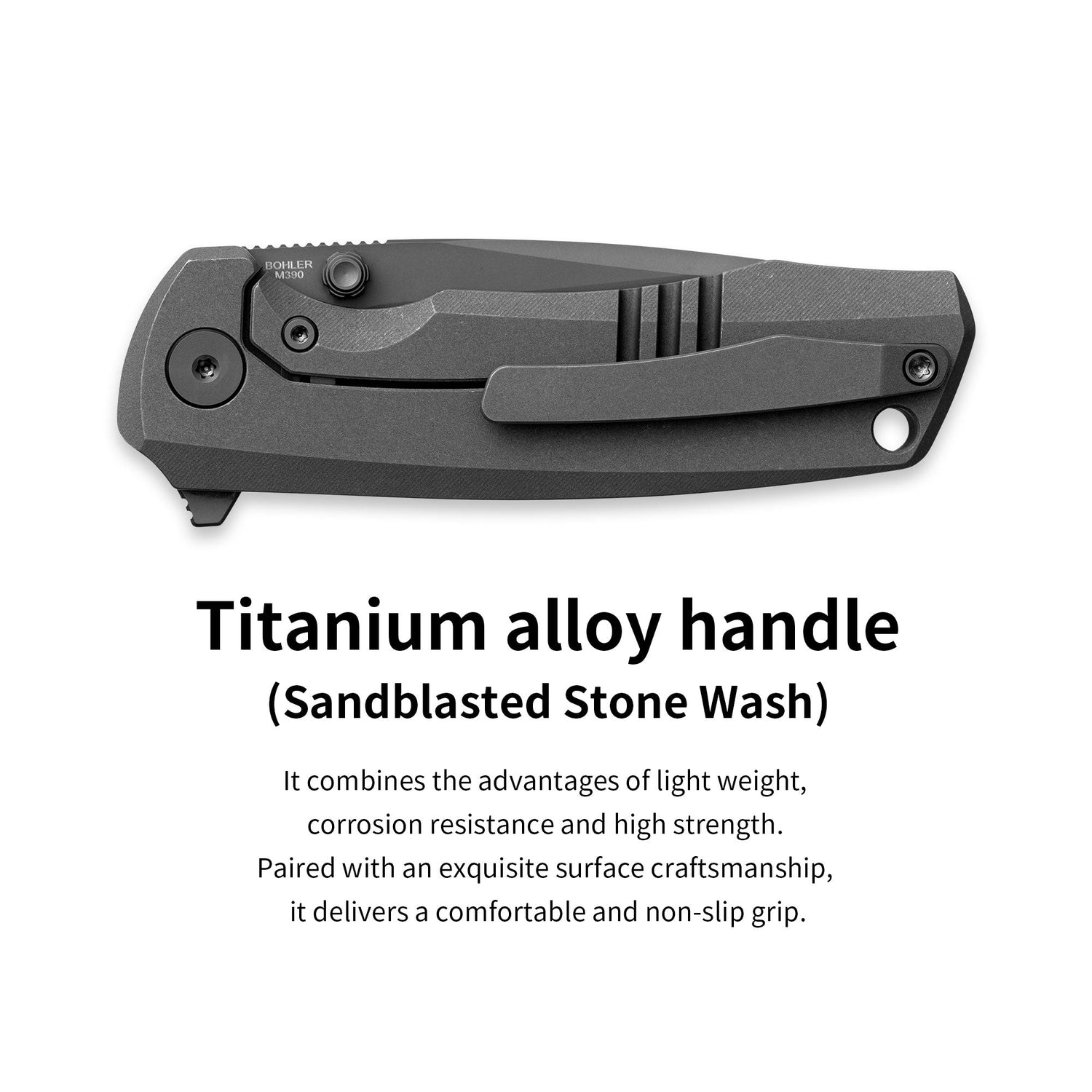 Ti-Bomber T065 Folding Knife –(2.95