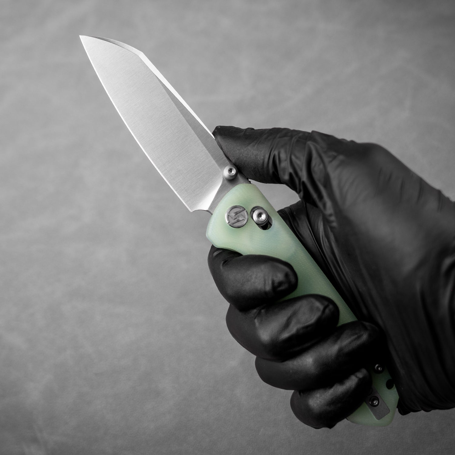 King Penguin G062 Folding Knife (3.35''+14C28N+Carbon fiber surface G10 Handle)-Crossbar Lock-Thumb Stud-Olitans