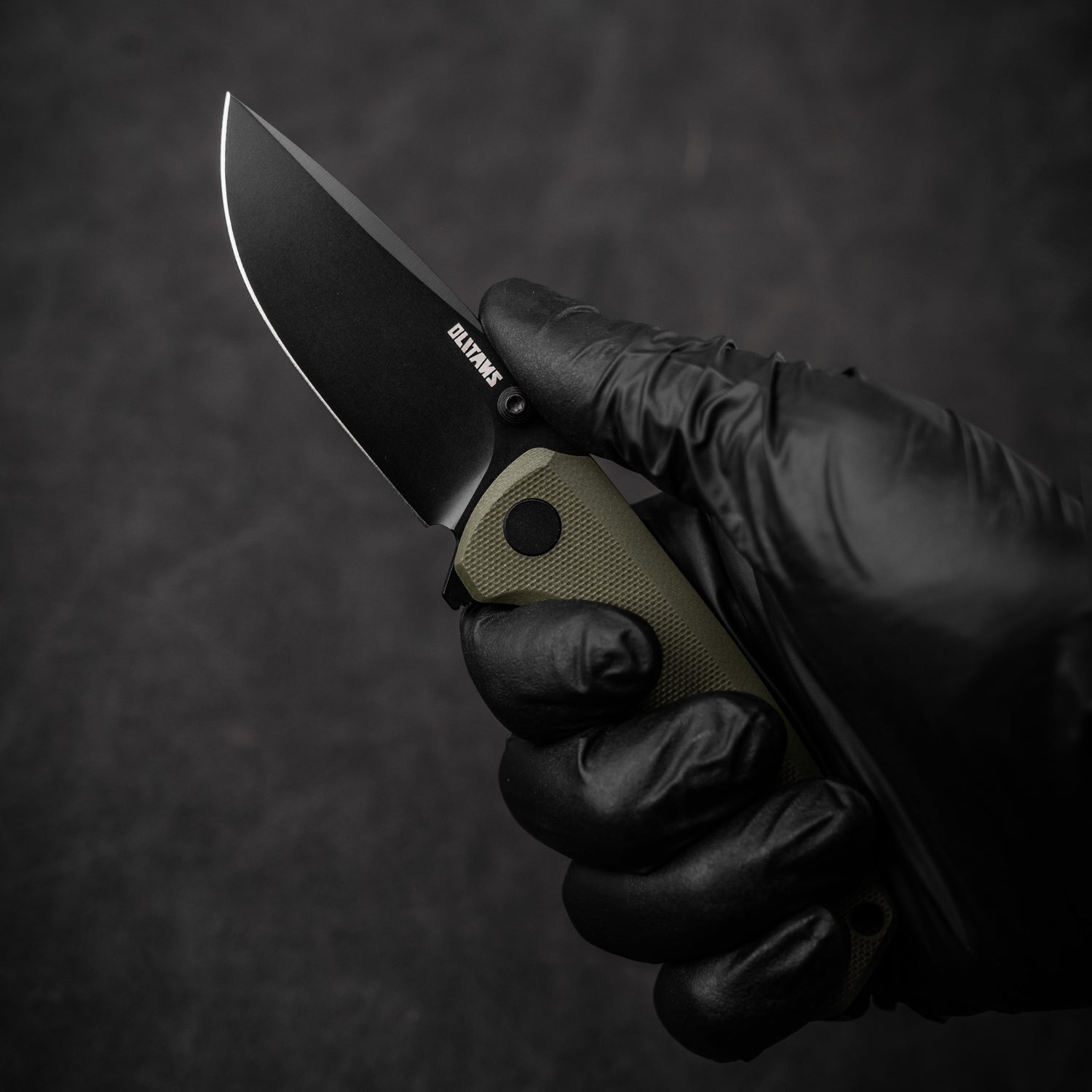 Bomber G061 Folding Knife ( 2.91''+D2+G10 )- Liner LOCK-THUMB STUD-OLITANS