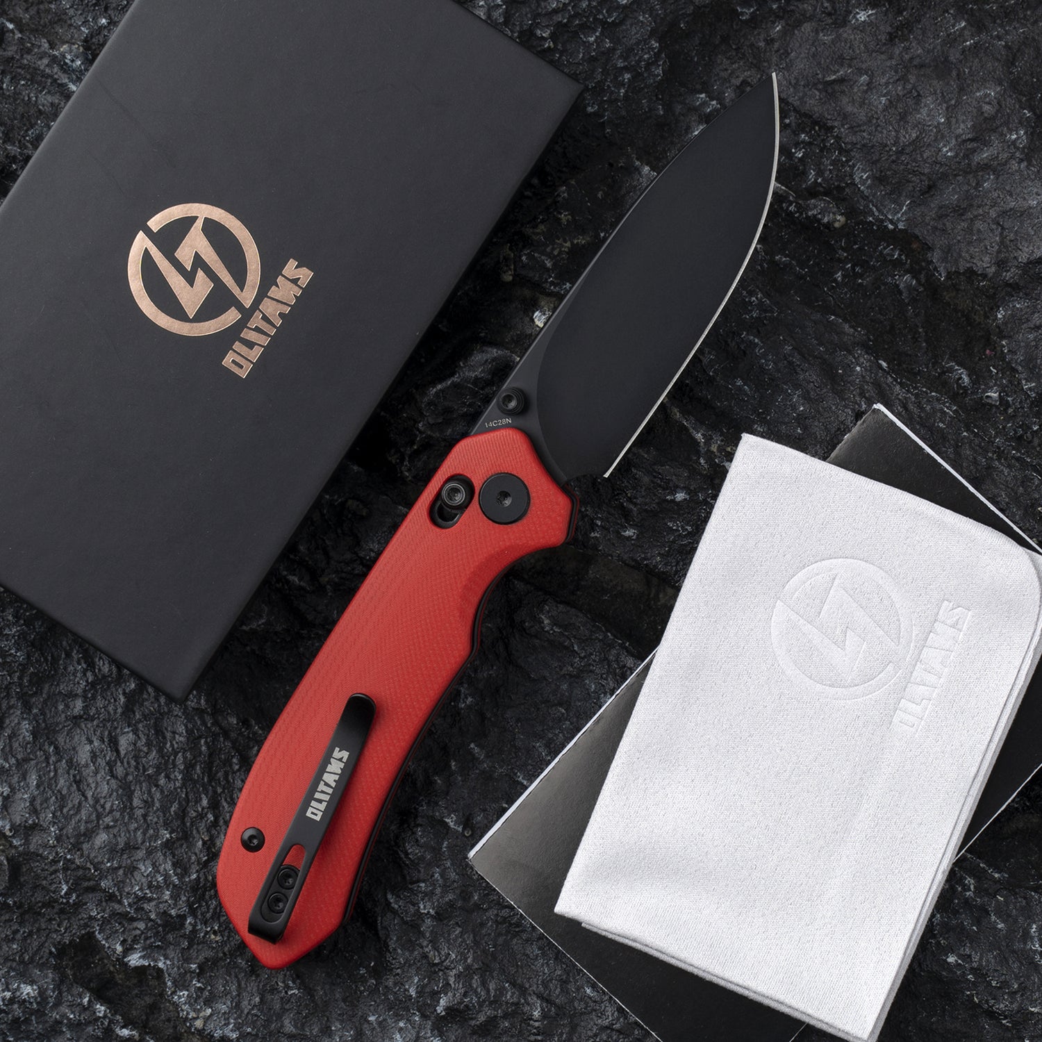 G031 Folding Camping Knife, Crossbar Lock Folding Pocket Knife, 3.3