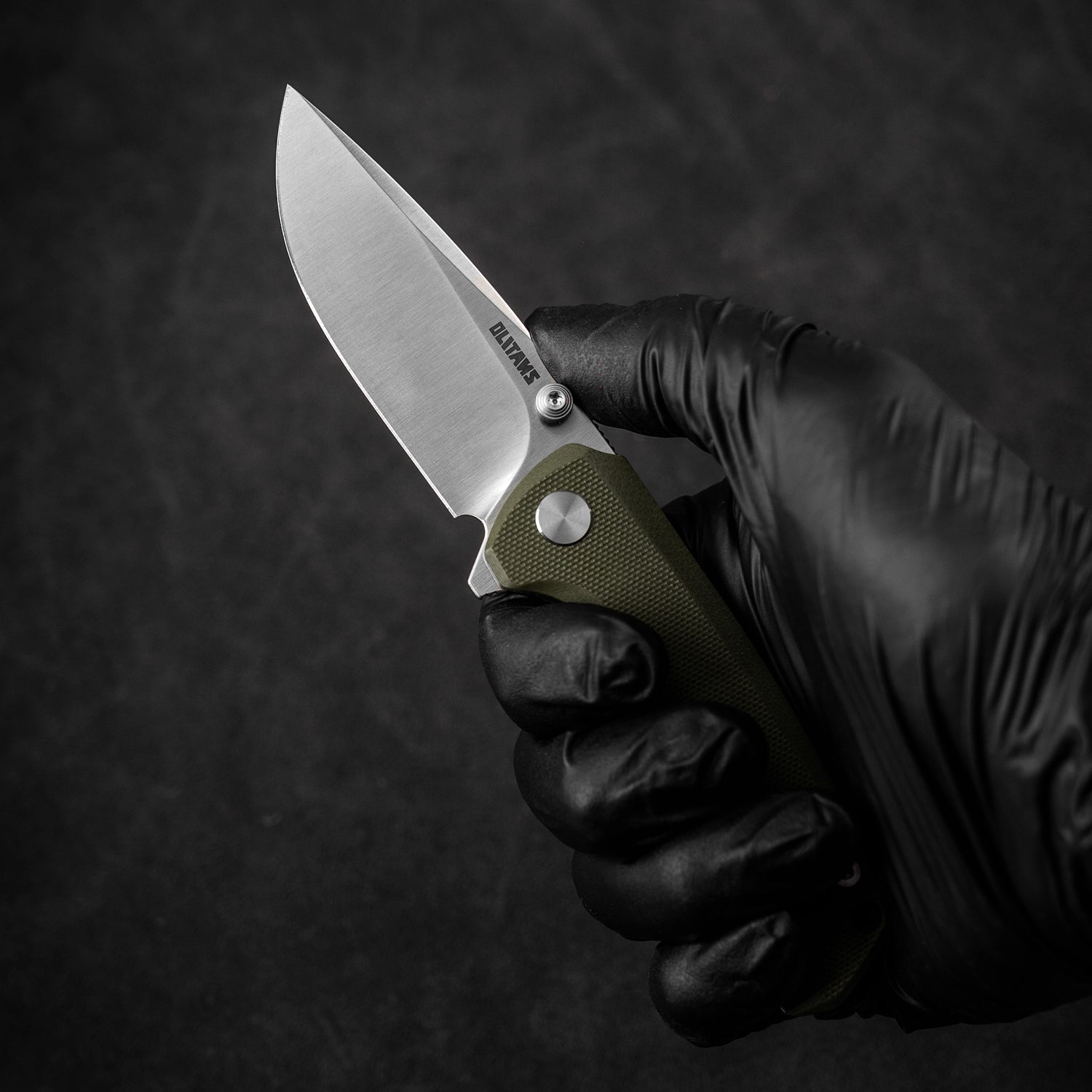 Bomber G061 Folding Knife ( 2.91''+D2+G10 )- Liner LOCK-THUMB STUD-OLITANS