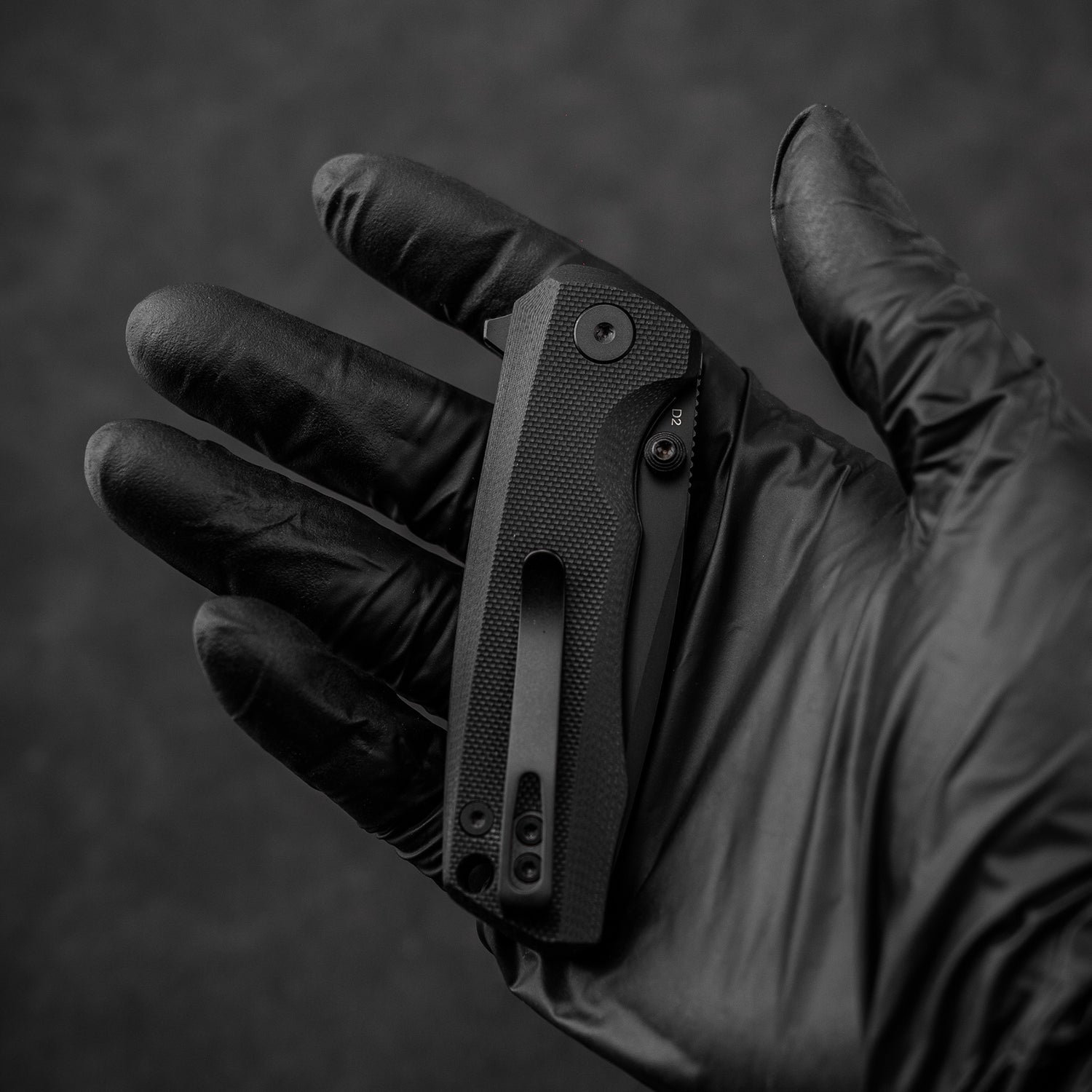 Bomber G061 Folding Knife ( 2.91''+D2+G10 )- Liner LOCK-THUMB STUD-OLITANS