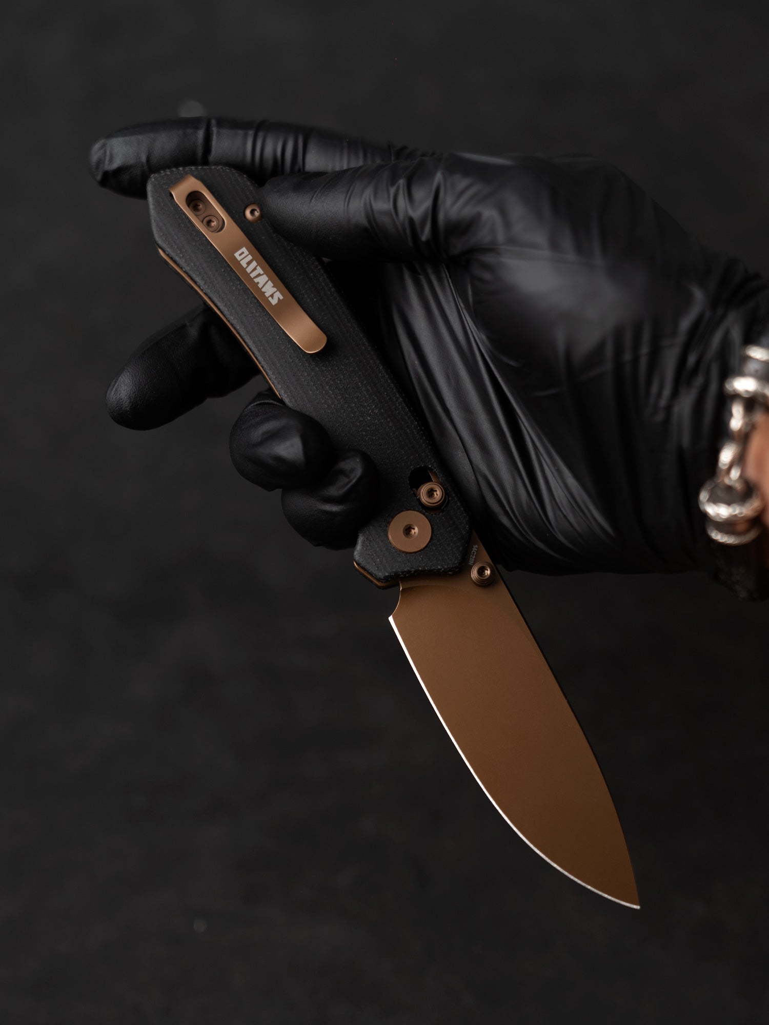 G031 Folding Camping Knife, Crossbar Lock Folding Pocket Knife, 3.3