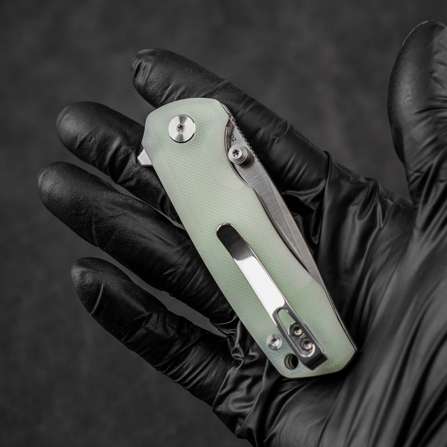 Bomber G061 Folding Knife ( 2.91''+D2+G10 )- Liner LOCK-THUMB STUD-OLITANS