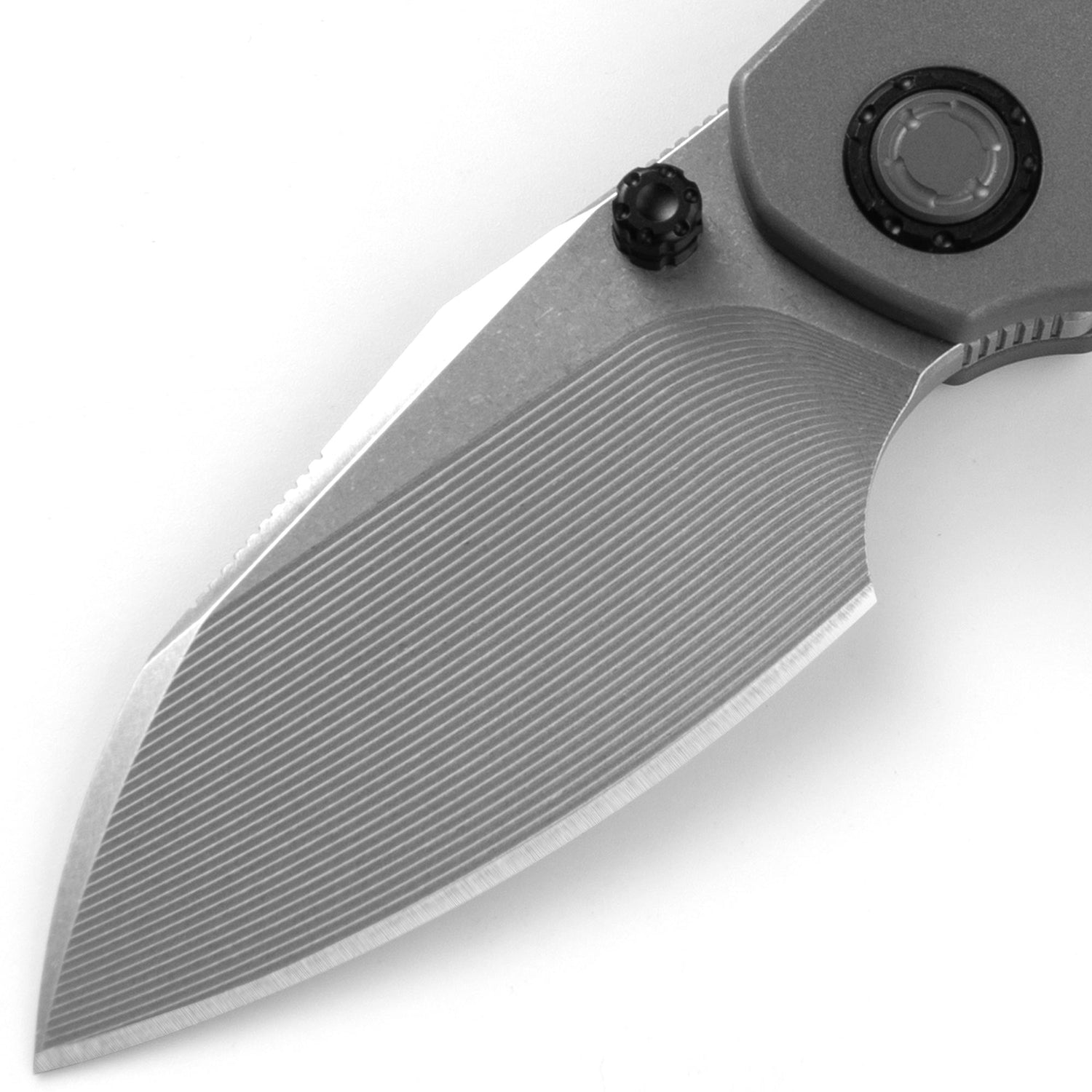 Mini Ti-Mastiff T074( 2.36'' + Bohler M390 + Step milled+Titanium )Folding Knife