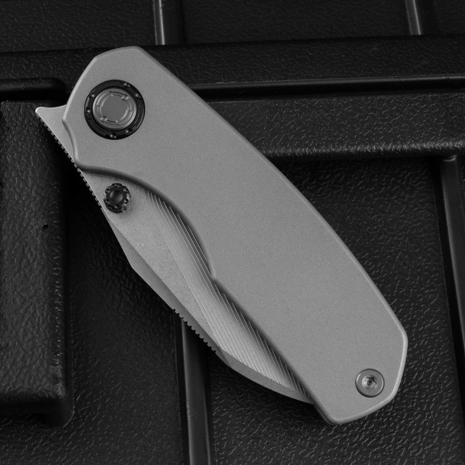 Mini Ti-Mastiff T074( 2.36'' + Bohler M390 + Step milled+Titanium )Folding Knife