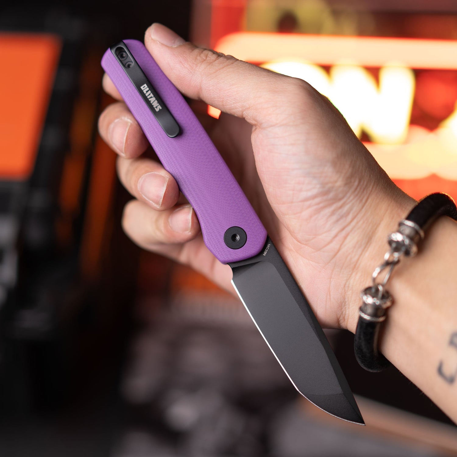 Stealth G047(3.07'' +14C28N +G10)Liner Lock-Front Flipper