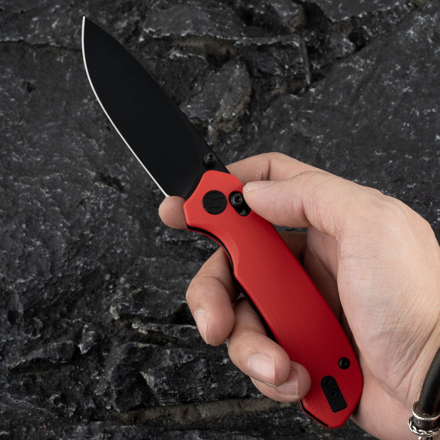 G031 Folding Camping Knife, Crossbar Lock Folding Pocket Knife, 3.3