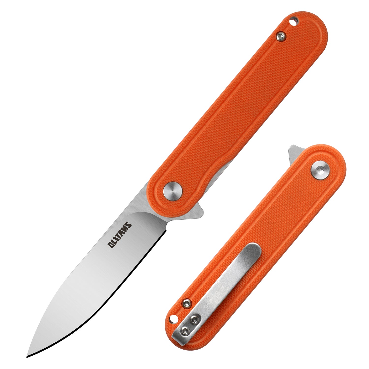 Rocket Pocket Knife (2.75''+D2+G10)-Liner Lock-Flipper-G040
