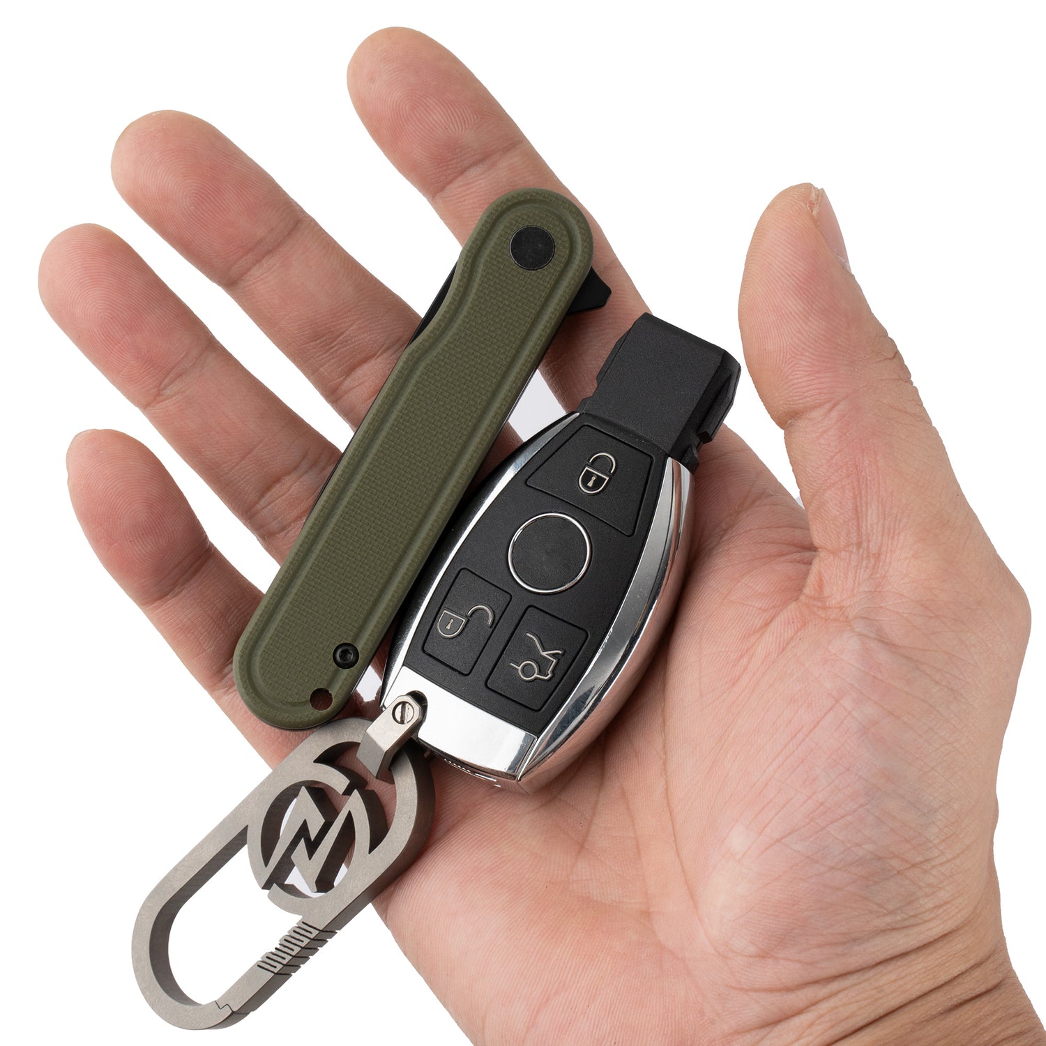 Rocket Pocket Knife (2.75''+D2+G10)-Liner Lock-Flipper-G040