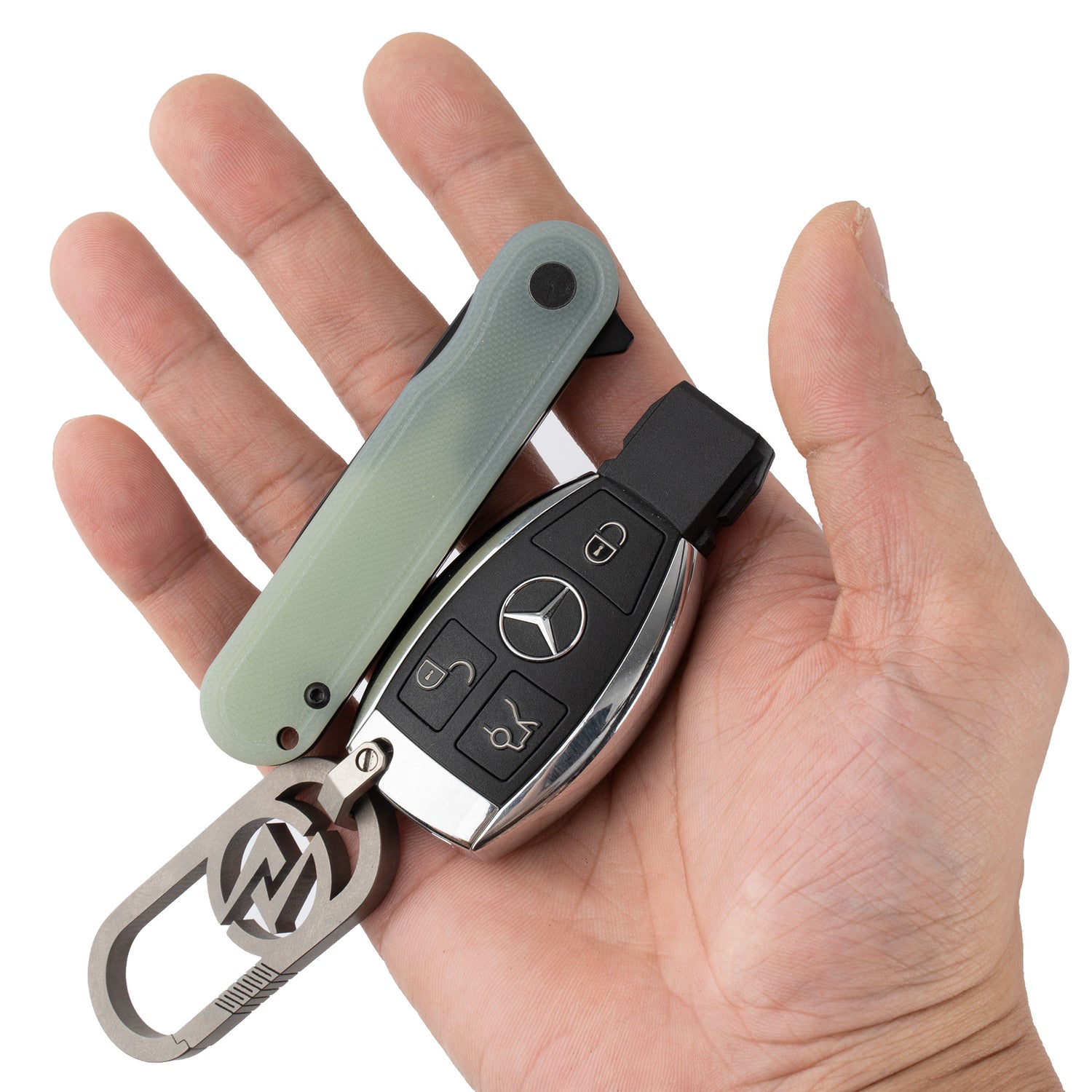 Rocket Pocket Knife (2.75''+D2+G10)-Liner Lock-Flipper-G040