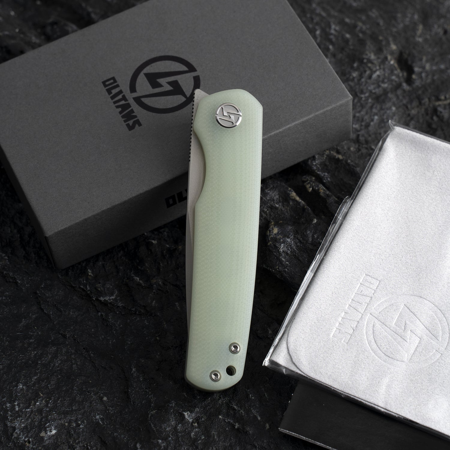 Stealth G047 3'' 14C28N Blade Pocket Knife, G10 Handle, Liner Lock, Front Flipper