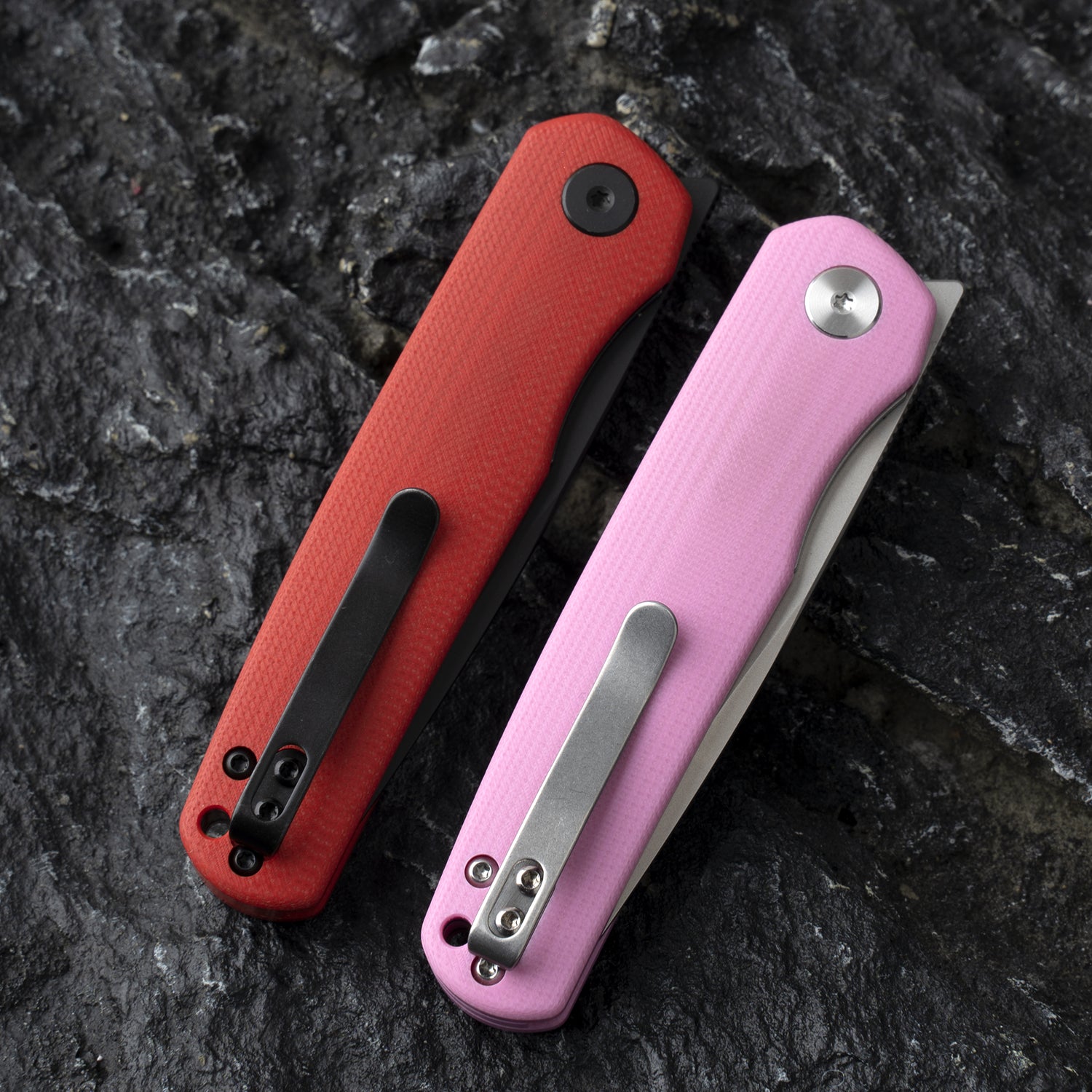 Stealth G047 3'' 14C28N Blade Pocket Knife, G10 Handle, Liner Lock, Front Flipper