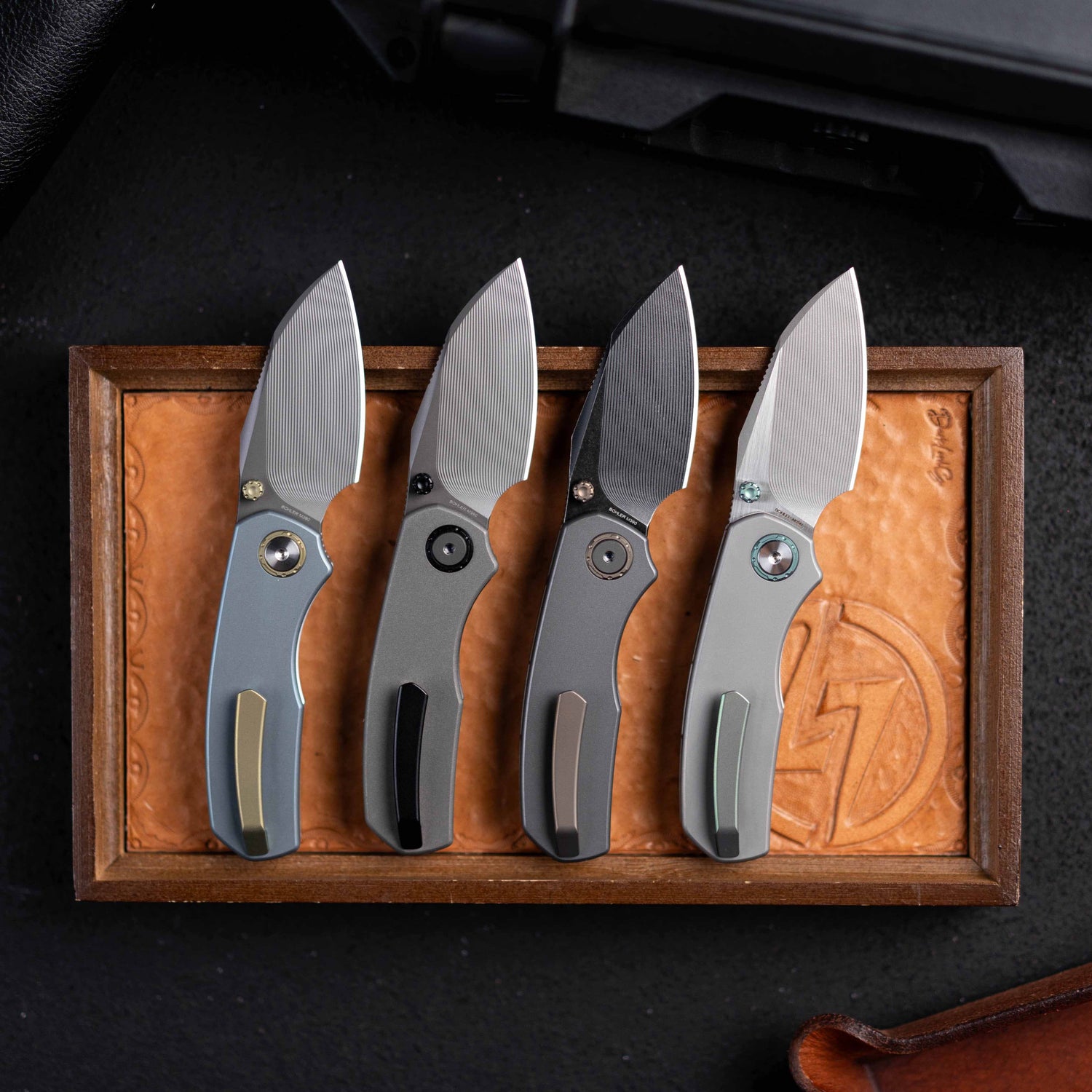 Mini Ti-Mastiff T074( 2.36'' + Bohler M390 +Titanium )Folding Knife