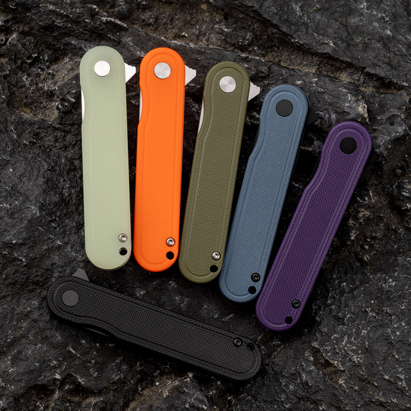 Rocket Pocket Knife (2.75''+D2+G10)-Liner Lock-Flipper-G040