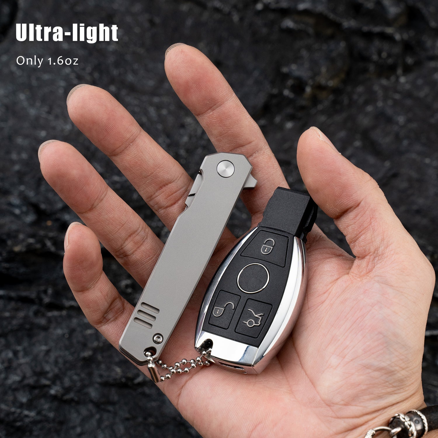 T058 Folding Scalpel Knife Titanium Alloy handle suitable for #24 & #60 Blade