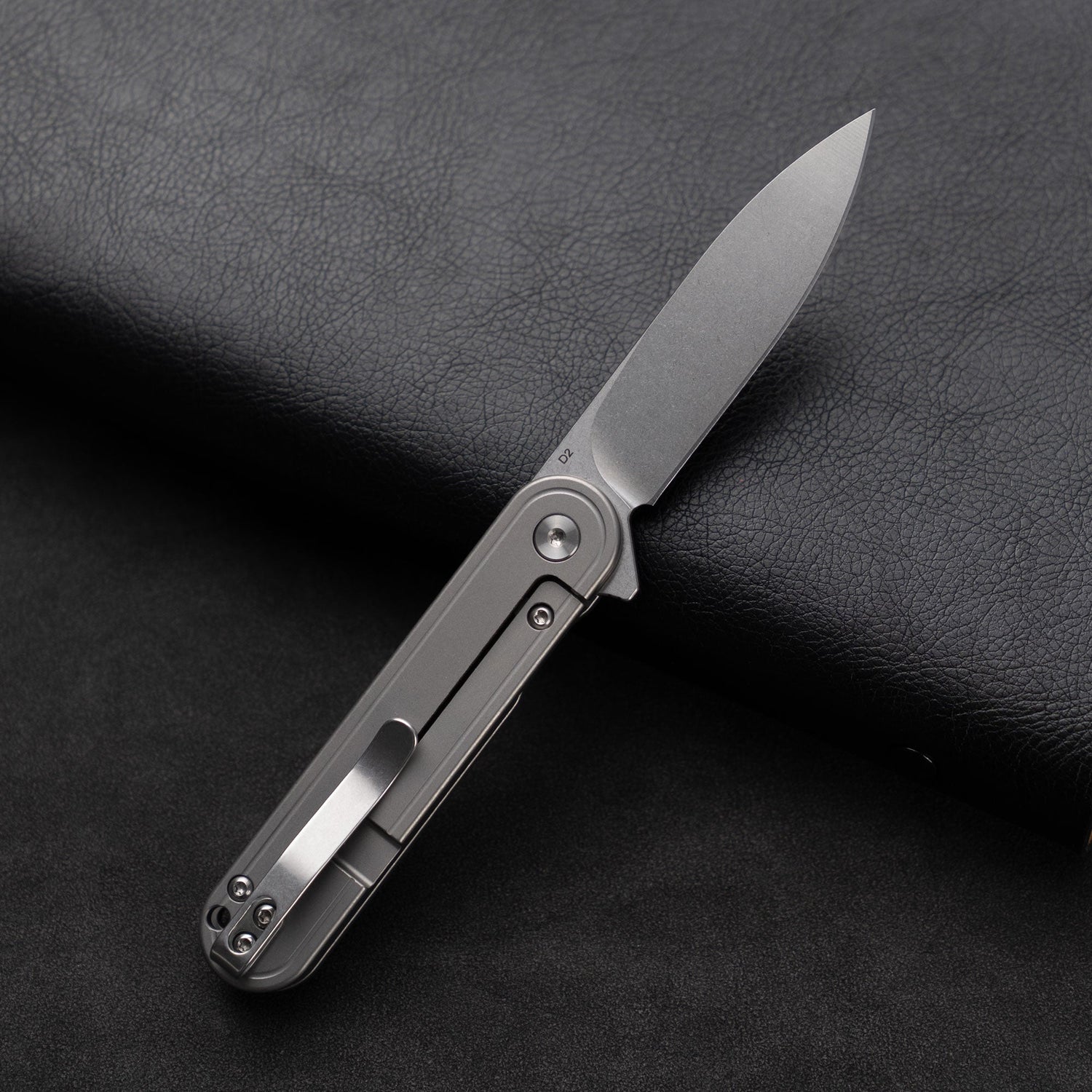 Rocket T025 Pocket Knife(2.76''+D2 Blade+Titanium)Frame Lock-Flipper