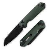 King Penguin G062 Folding Knife （3.35''+14C28N+Carbon fiber surface G10 Handle）-Crossbar Lock-Thumb Stud-Olitans