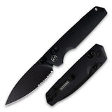 Youth Bird Serrated Pocket Knife （3''+14C28N+G10）-Crossbar Lock-Thumb stud-G053