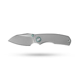Mini Ti-Mastiff T074（ 2.36'' + Bohler M390 + Step milled+Titanium ）Folding Knife