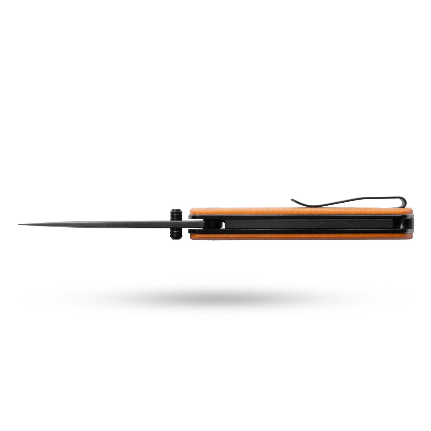 Gecko SE G080 (3.07''+SLD Magic+PVD+Orange Micarta)-Liner Lock-thumb stud