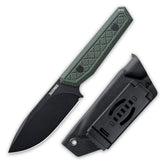 Fixed Blade Knife 3.62'' 9Cr18Mov BLADE+G10/Micarta HANDLE- G043
