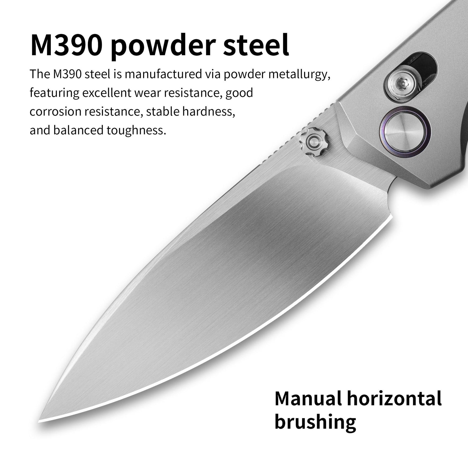 Ti-Aero T075 Folding Knife –（3.23