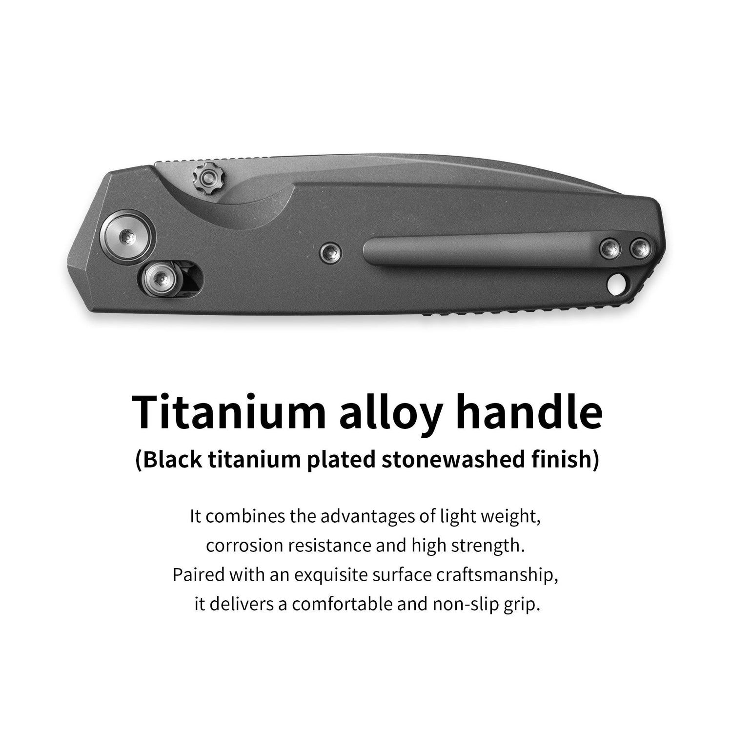 Ti-Aero T075 Folding Knife –（3.23